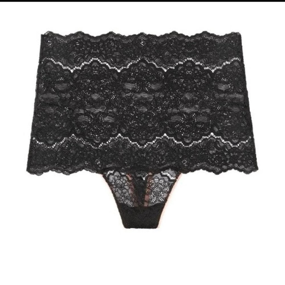 Victoria's Secret Corded Thong Panty Small